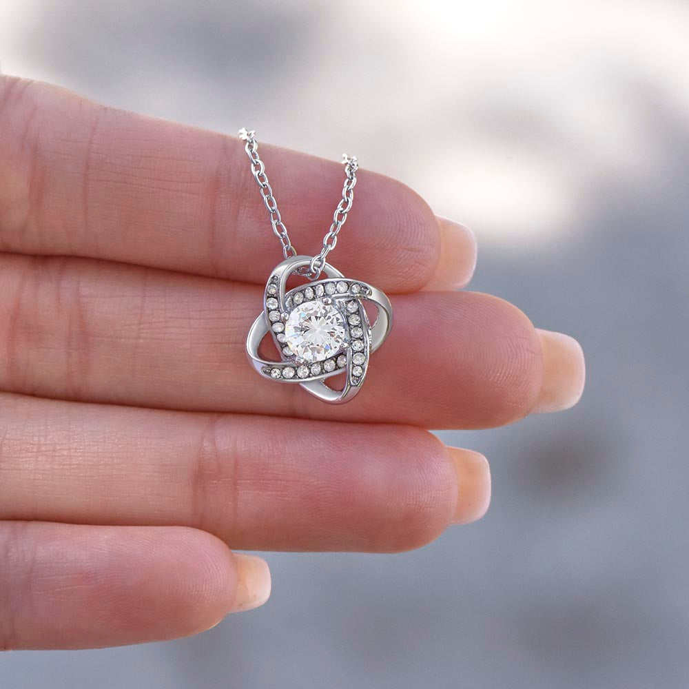 To My Wife – My Choice | Love Knot Necklace Gift