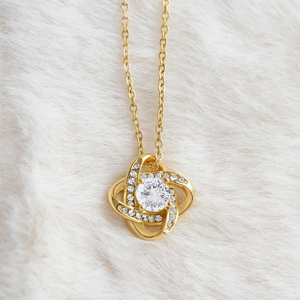 To My Wife – Quiet Moments | Love Knot Necklace Gift