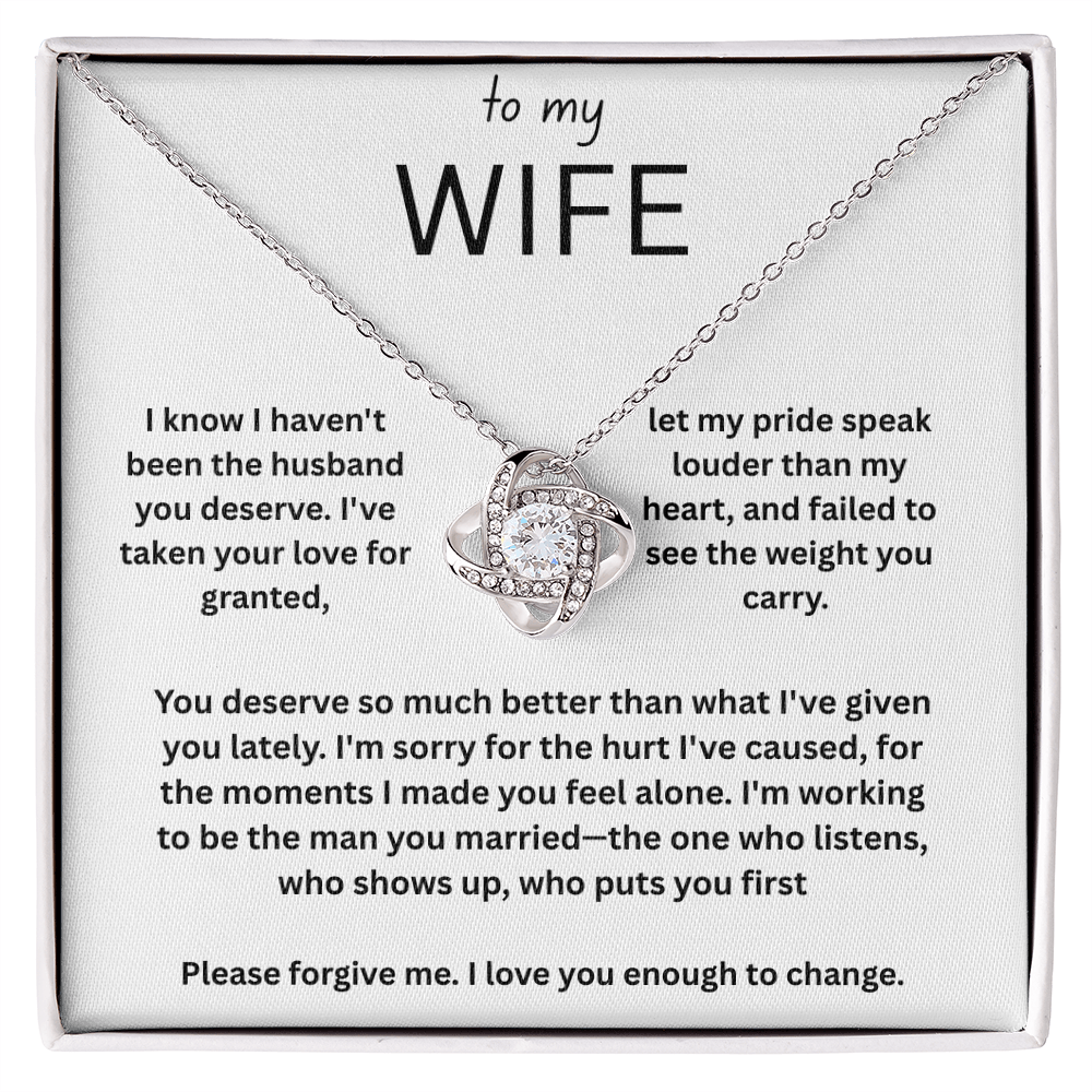 To My Wife | Forgive me
